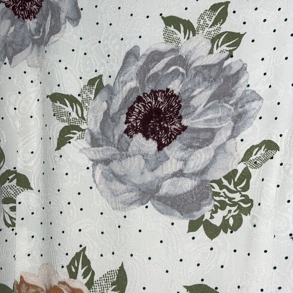 Blue blush pink Lily Medium wrap sundress with side button closure - Picture 12 of 13